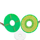 8 Circuits Pancake Slip Ring Transmitting 12A Current and 100M Ethernet Signal