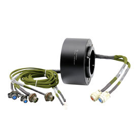Compact Size Rotary Slip Ring LPT096 500rpm With 96mm Through Bore