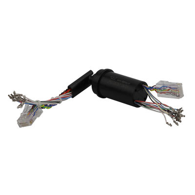 Kapsuła Gigabit Ethernet Elektryczny pierścień przesuwający prąd i sygnał