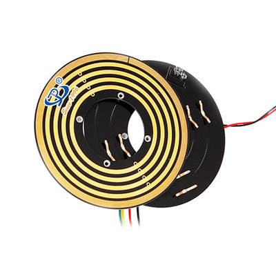 40 mm średnica wewnętrzna 5 obwodu 24V napięcie napędowe Pancake Slip Ring do maszyny do zwojowania