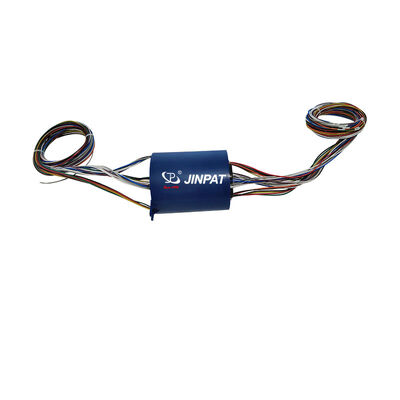 24 obwody 500VAC/DC przelotowy pierścień ślizgowy z ochroną IP54 do transmisji sygnałów analogowych i cyfrowych