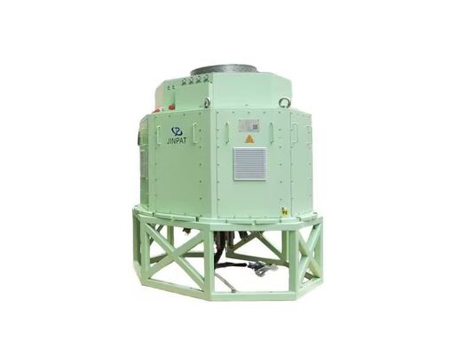 Modułowy układ obrotowy z hydrauliczną transmisją pneumatyczną, mocą wysokiego napięcia (3300V, 720A) i łącznikami obrotowymi z włókna optycznego