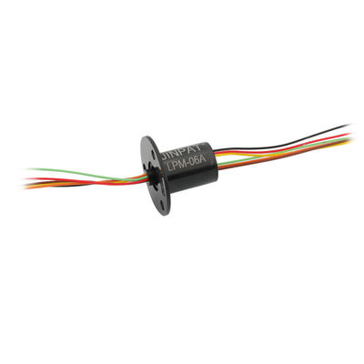 Miniaturowy pierścień ślizgowy kapsułki 300 obr./min 6 Obwód 2A IP40, zintegrowany projekt struktury
