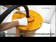 Maszyny budowlane Pierścienie ślizgowe przelotowe IP65 36VDC